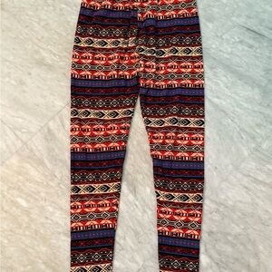 Always USA Colorful Patterned Kids Leggings